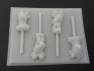 498sp Famous Girl Mouse Chocolate or Hard Candy Lollipop Mold
